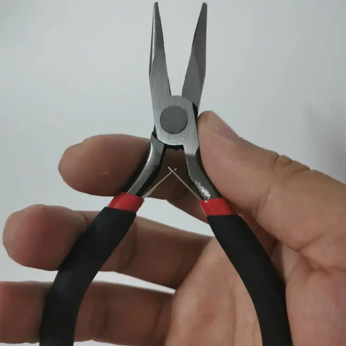 Pince à sertir en métal pour extensions de cheveux, pince szczypce pense tang, accessoires pour cheveux, outils