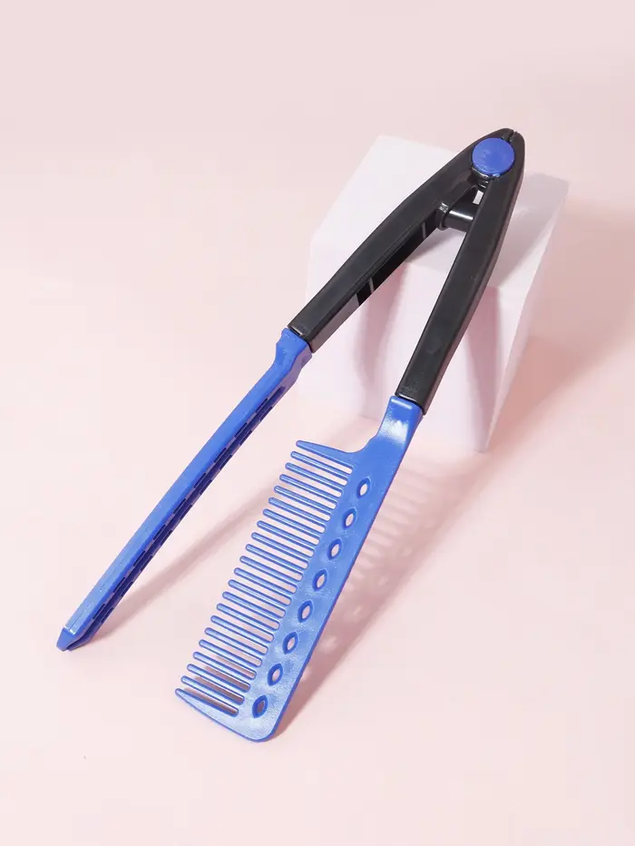Brosse à cheveux droite, lisseur en forme de V, lisser les cheveux, adaptée aux salons de coiffure, 