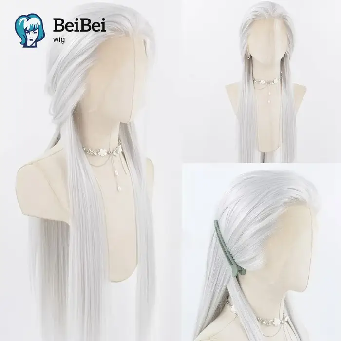 Perruque Lace Wig synthétique 13*4 pour Cosplay