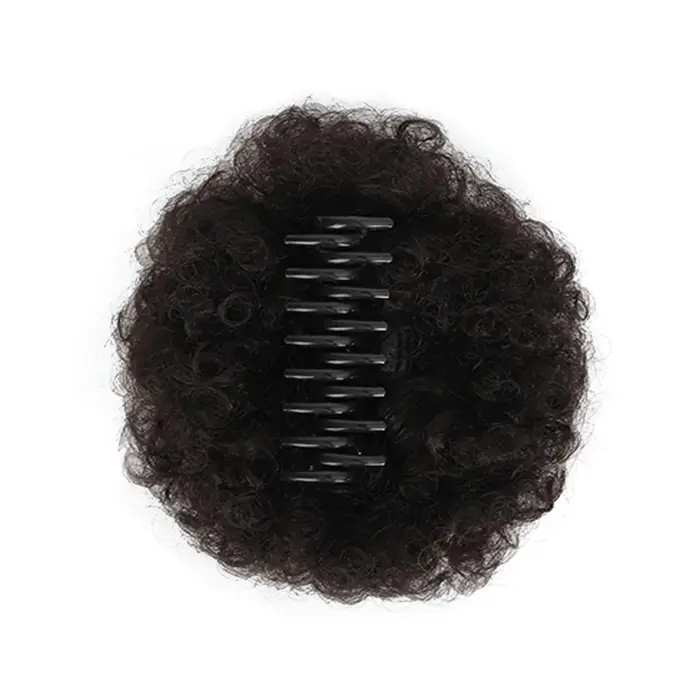 LUPU synthétique Afro bouffée cordon queue de cheval crépus bouclés cheveux chignon avec Clips dans les Extensions Updo pour les femmes noires