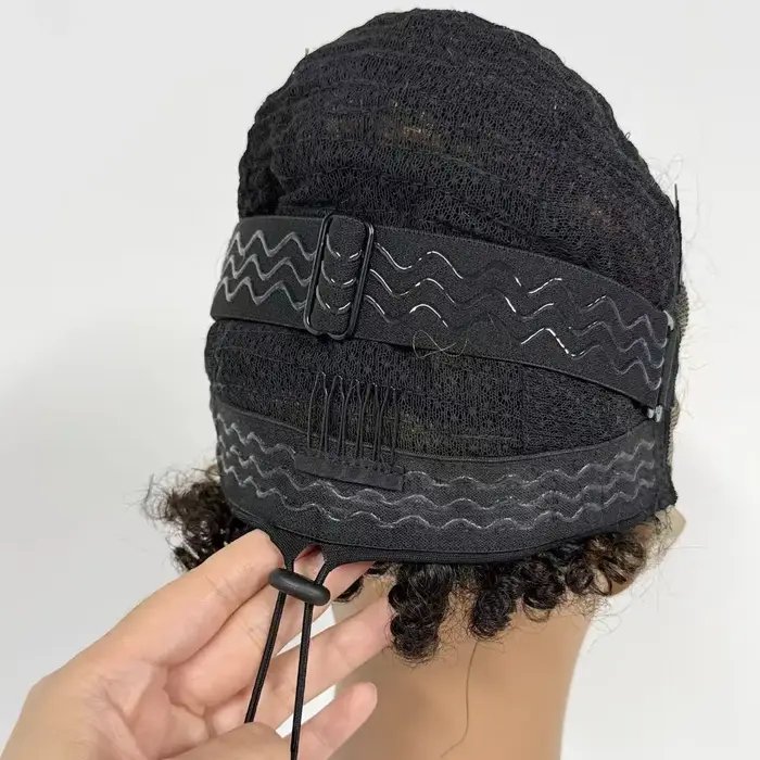 Perruque en cheveux humains 4C