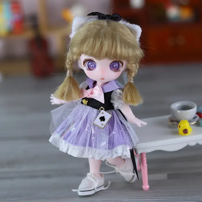DBS Dream Fairy BJD OB11 MAYTREE accessoire de poupée perruque de remplacement 1/12 tête