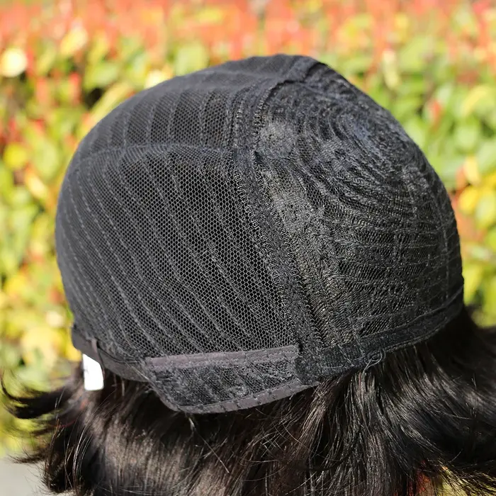Afro crépus bouclés mettre en évidence perruque cheveux humains Ombre brun blond