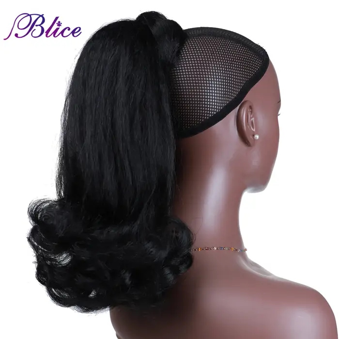 Blice-Extensions de Cheveux Synthétiques Crépus Lisses