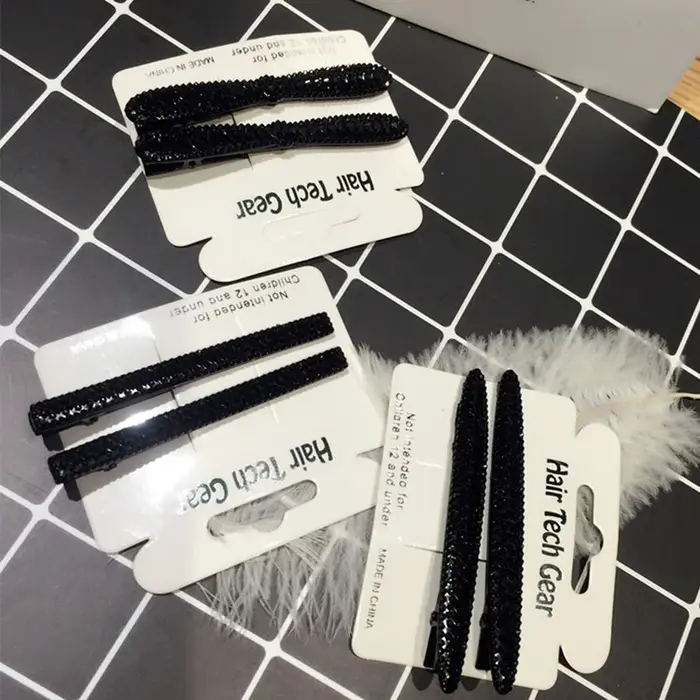 Épingles à cheveux en cristal Bling pour femmes et filles