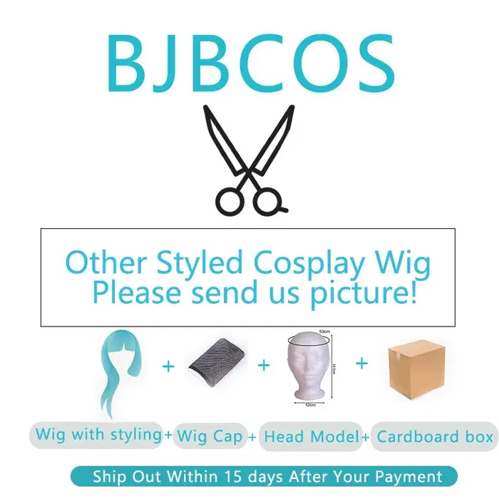 【Style】 Perruque de cosplay personnalisée pour hommes et femmes, cheveux synthétiques résistants à l