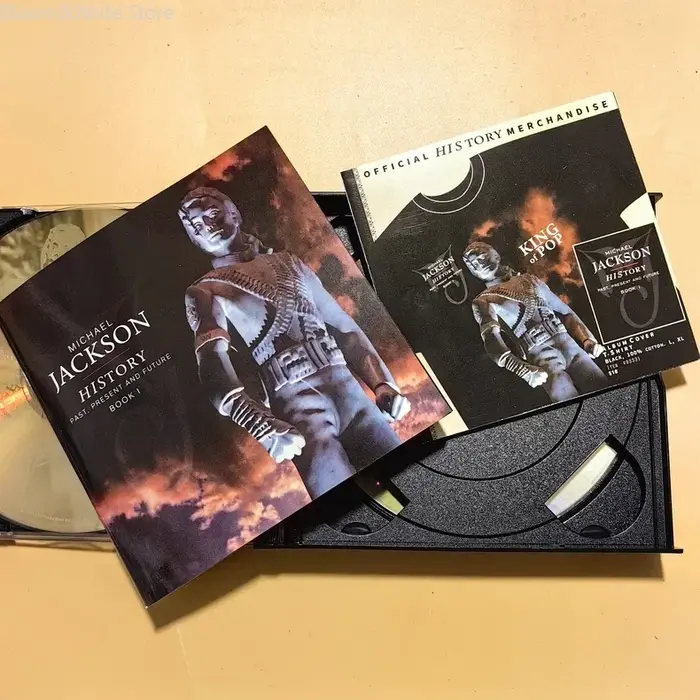 Superstar Le roi du pop MJ-Michael Jackson Histoire de la musique Album 2CD Coffret épais Pop & Rock Walkman