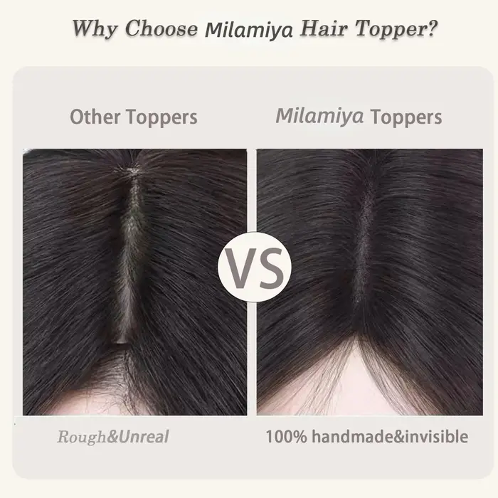 Postiche pour femmes, cheveux humains