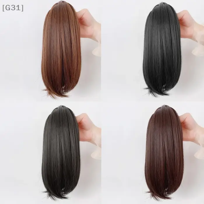 Extension de queue de cheval longue à clipser, extension de cheveux synthétiques à l'aspect naturel pour femmes [G31][G31]