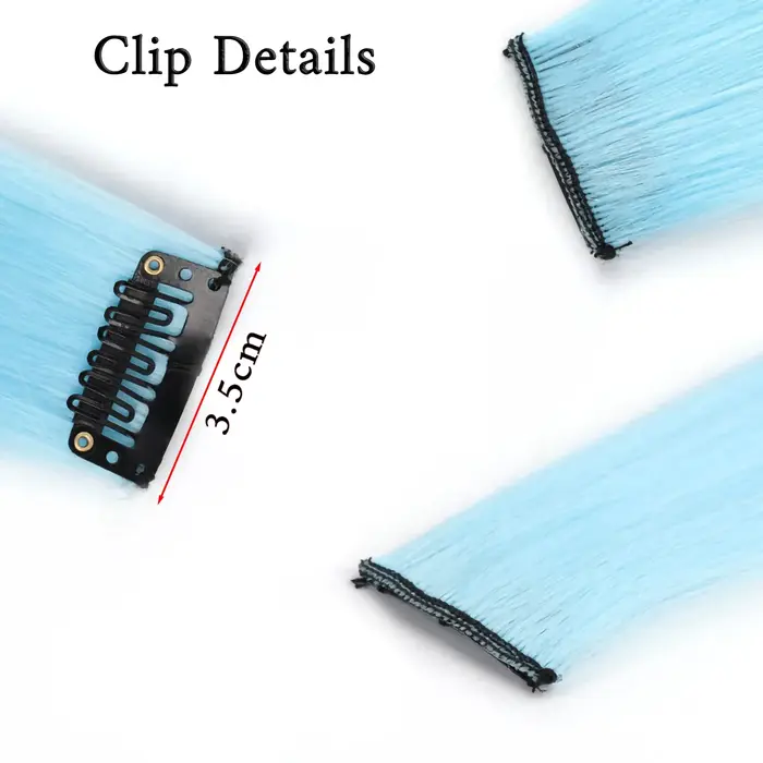 Extensions capillaires synthétiques lisses de 20 pouces