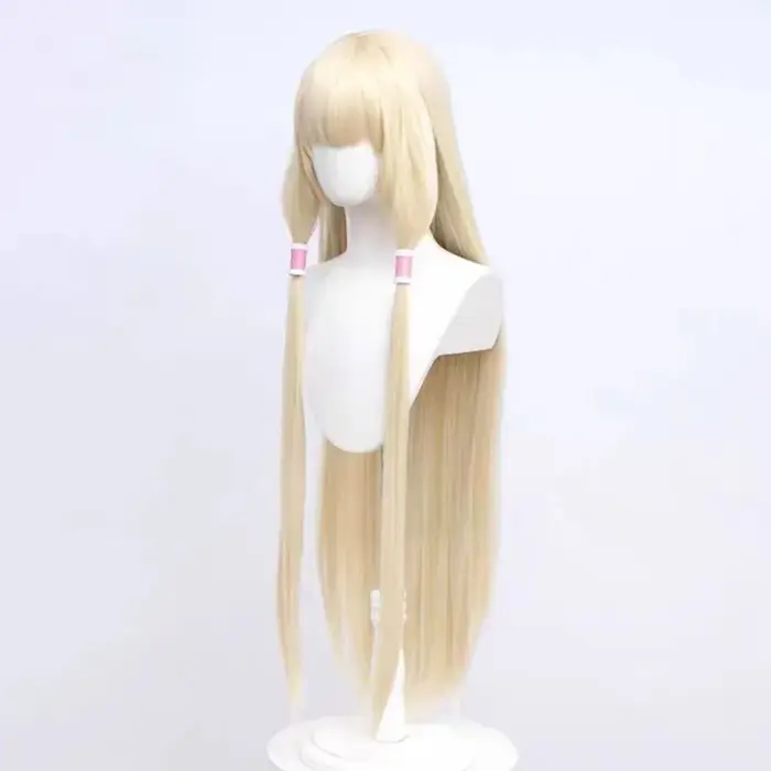 Chobits Cosplay perruque Chii Anime Coser synthétique longue perruque droite jolie fille haute qualité résistant à la chaleur fibre perruque Halloween fête