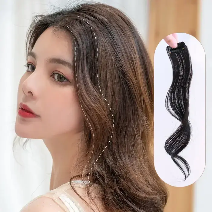 Frange de cheveux synthétiques