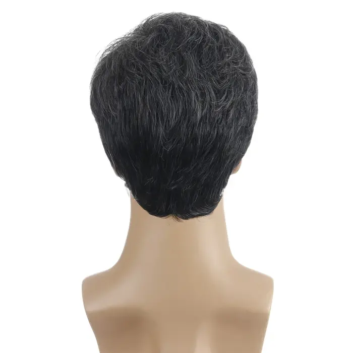 Perruque synthétique courte pour homme