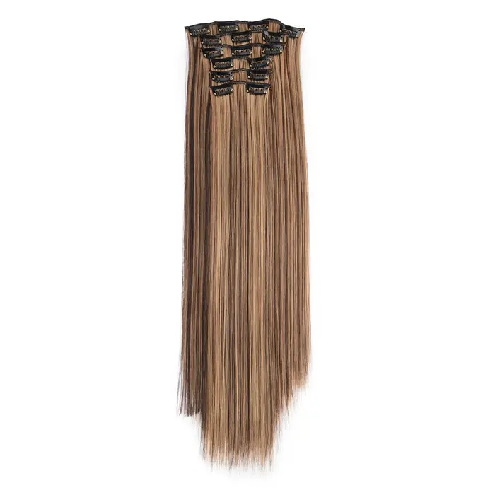 Jeedou 6 pièces/ensemble Extensions de cheveux à clips