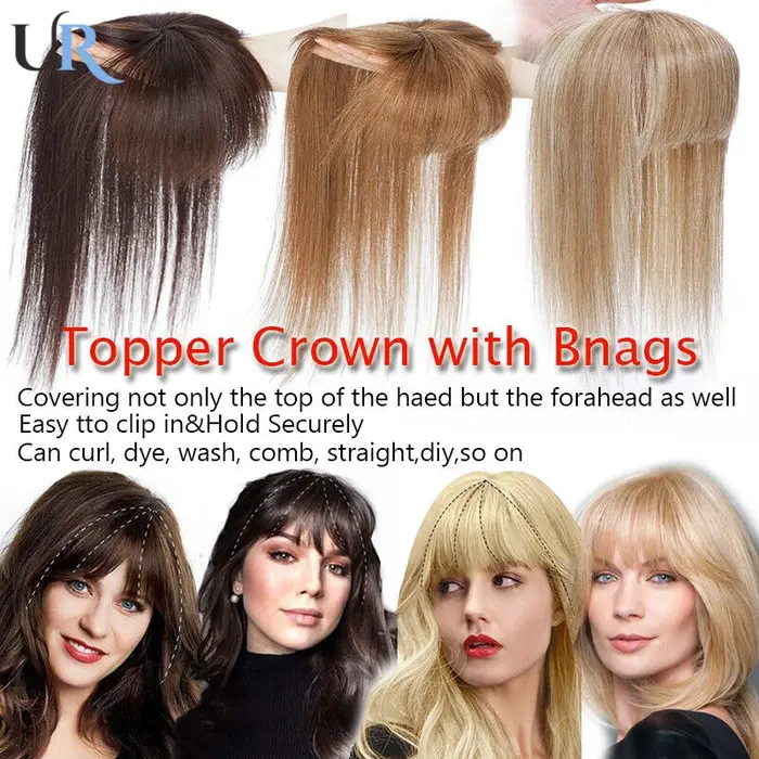 Extensions de cheveux humains 100 % | Mélanges de pièces à clipser avec bio