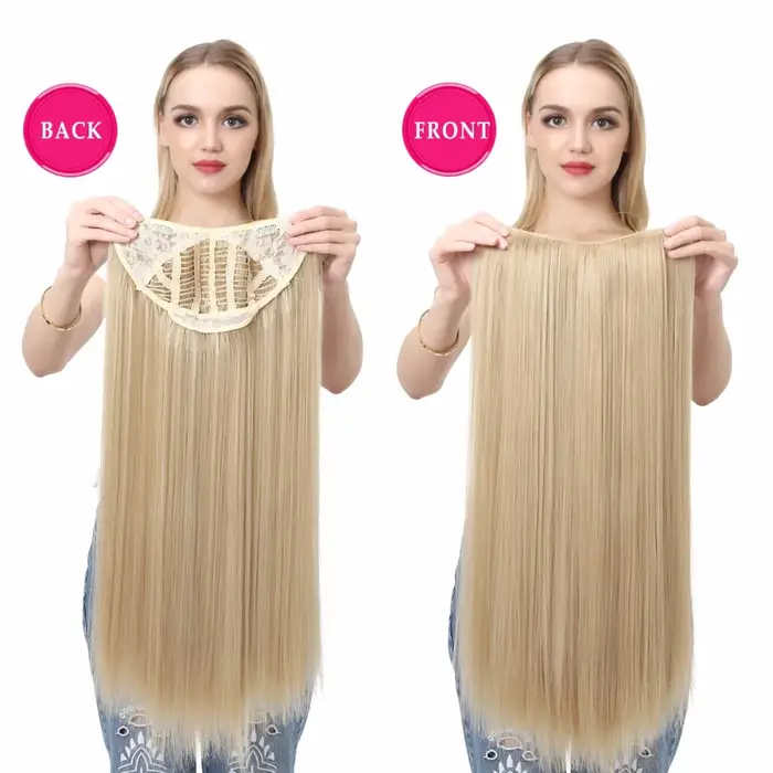 Extension capillaire synthétique à Clip en U