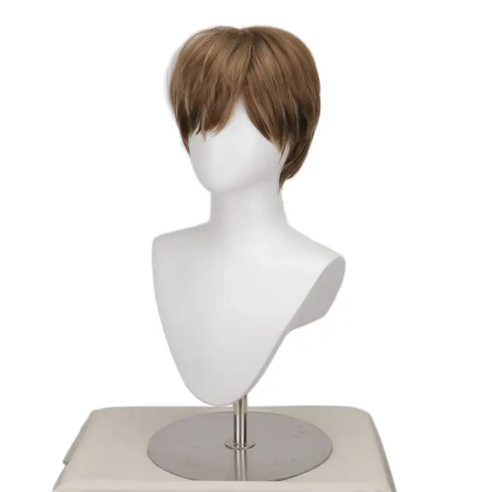 Perruque de cosplay Leon Scott Kennedy pour homme