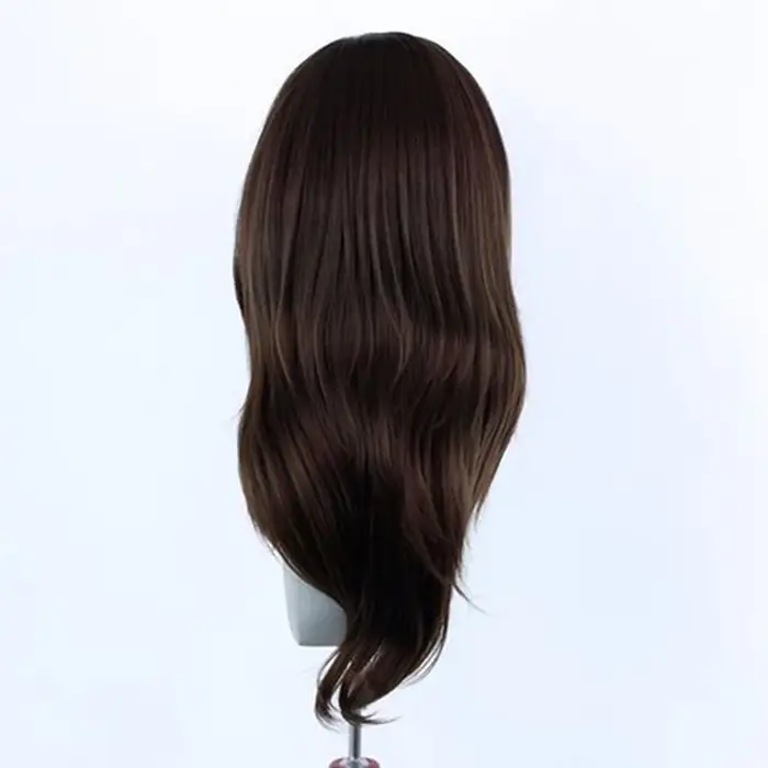 Perruque Lace Front Wig Synthétique Brun Foncé