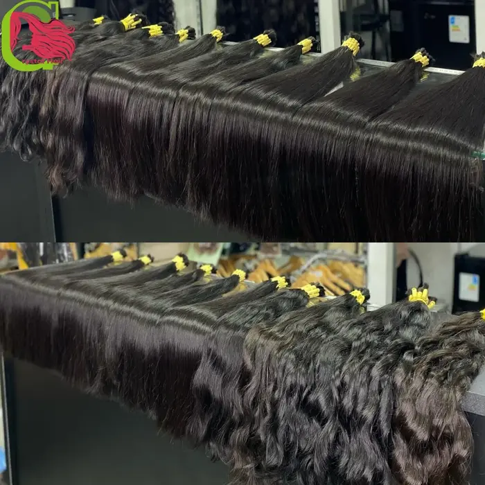 Cheveux bruts en vrac 100% vierges non traités