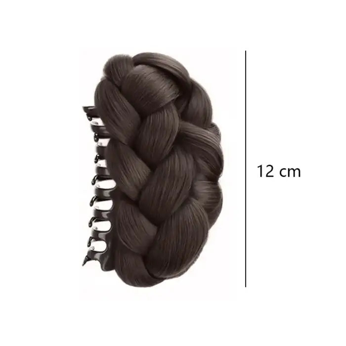 Chignon synthétique tendance avec pince à cheveux