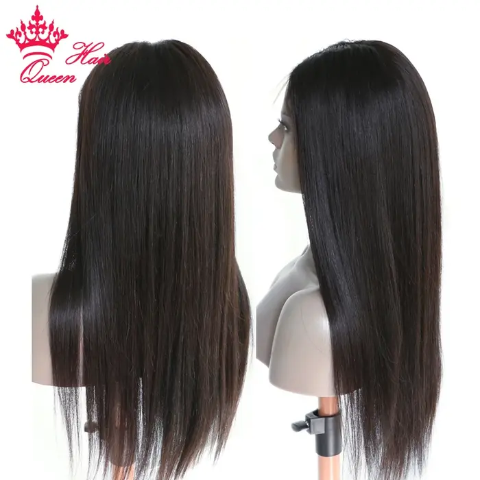 Queen Hair Bone Straight HD 2x6 Lace Closure Wig Kim K Deep Part Lace Raw Human Hair HD Invisible La