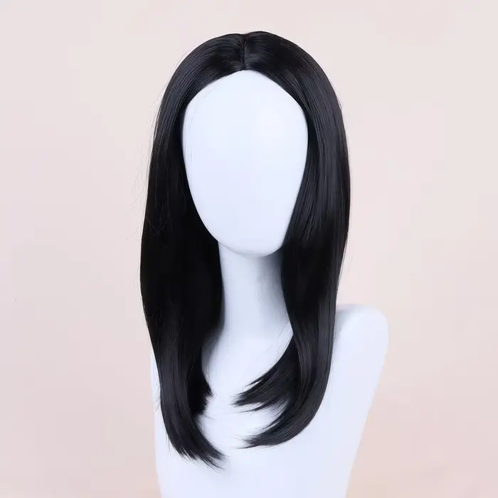 Perruque Cos, cheveux mi-longs