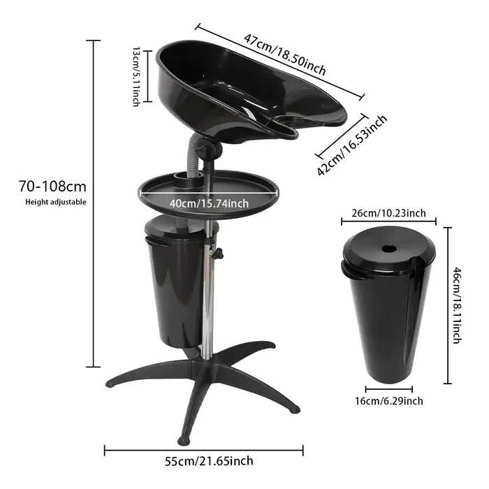 Filles à shampoing portable réglable recommandé