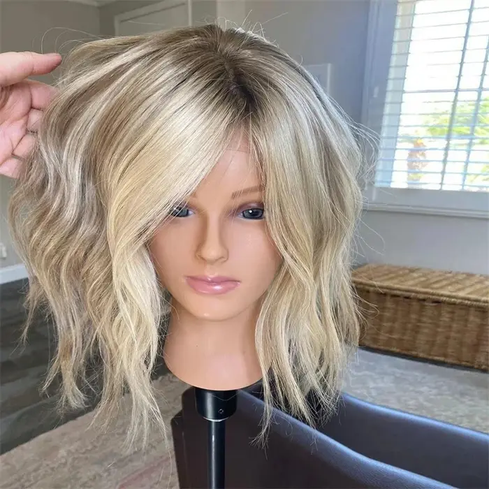 Perruque Lace Front Wig réaliste en Fiber de haute température