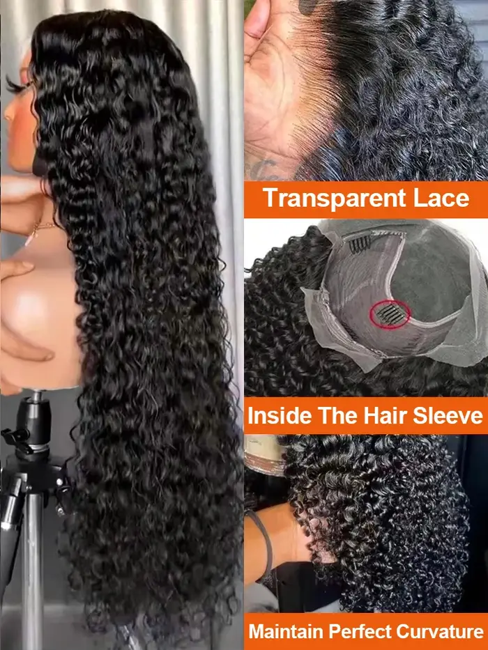 Perruque Boucles Cheveux Humain