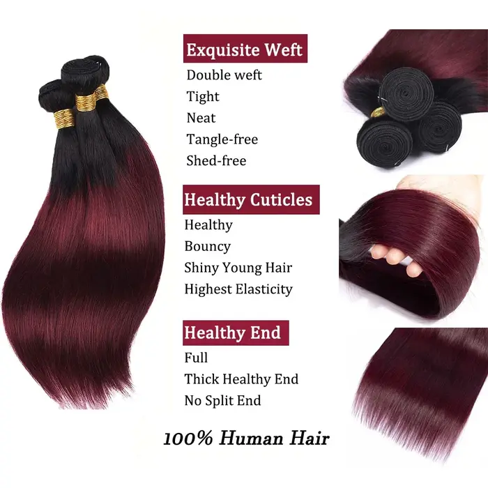 3/4 Bundles avec frontal