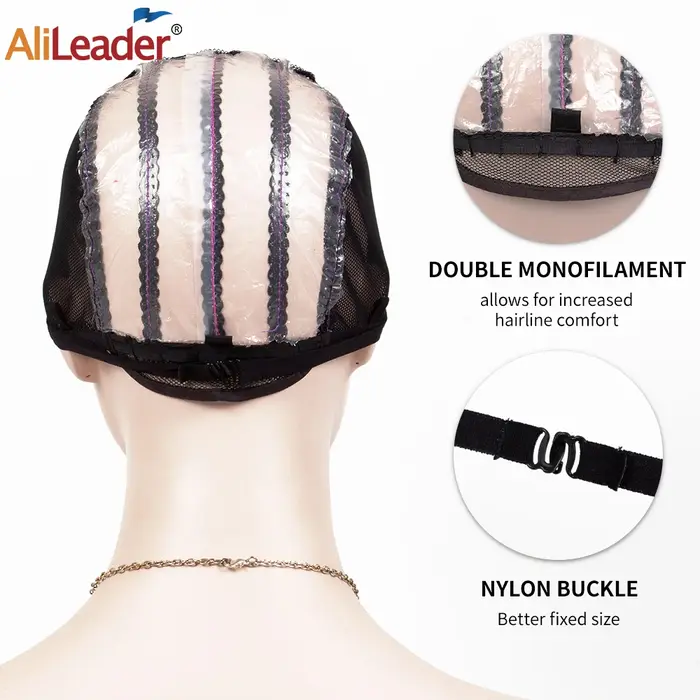 Alileader – Bonnets de perruque réglables pas chers S/M/L