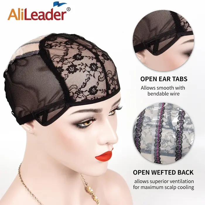 Alileader – Bonnets de perruque réglables pas chers S/M/L
