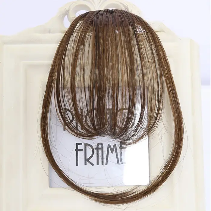1Pc nouveau synthétique naturel front Ins cheveux fausses franges Air frange perruque femme pièce réel bande dessinée