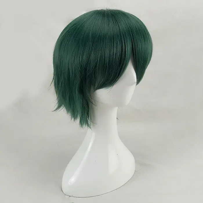 HAIRJOY – perruque de Cosplay synthétique courte et lisse, vert menthe