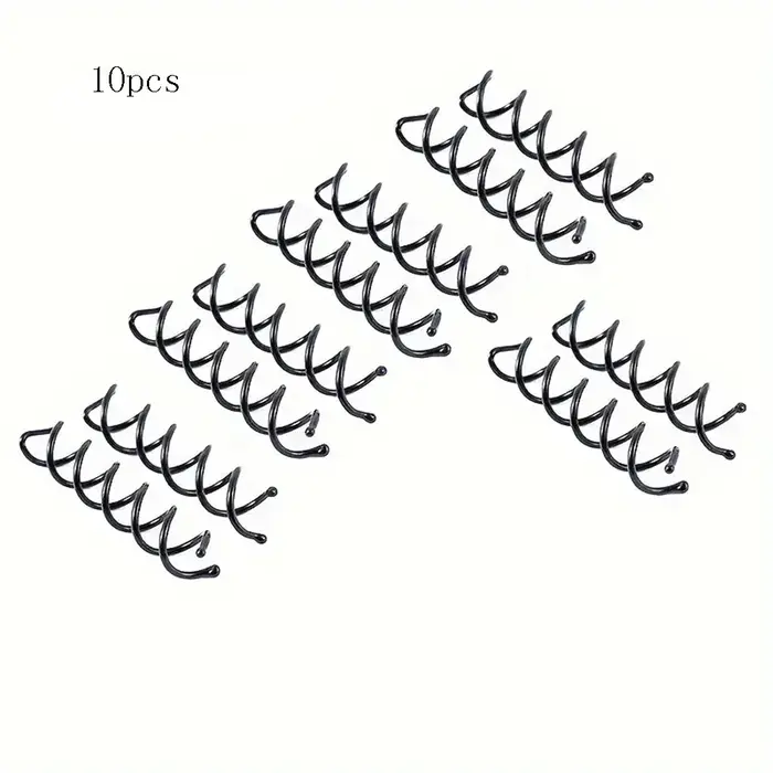 Épingles à cheveux en spirale pour femmes, pointes rondes anti-rayures, épingle à cheveux à vis tors