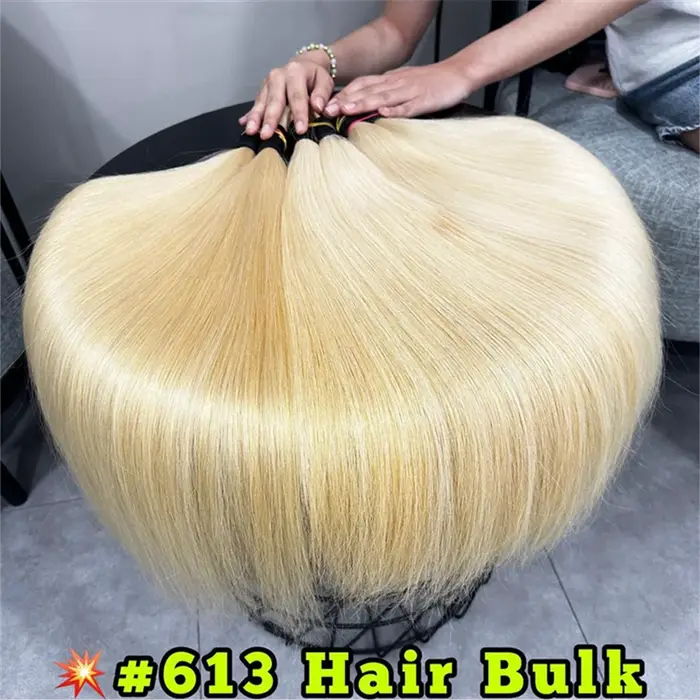 613 Blonde 30 40 pouces 1 3 4 paquets offres cheveux humains brésilien Remy cheveux humains paquets