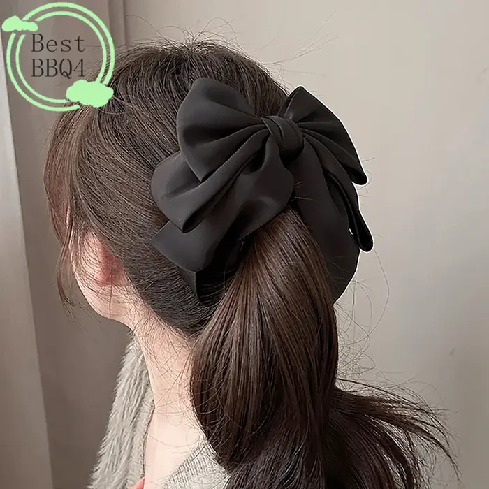 (BBQ4) Élégante Pince à Cheveux Nœud en Ruban