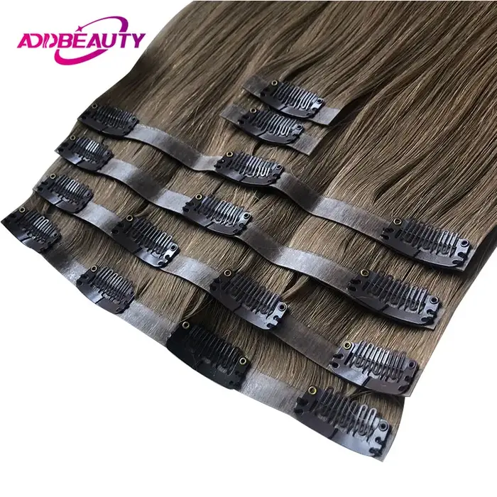 Extensions de cheveux à clipser et à coller