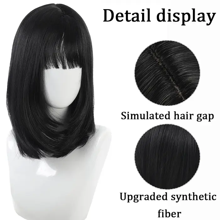 Perruque synthétique haut de gamme pour femme
