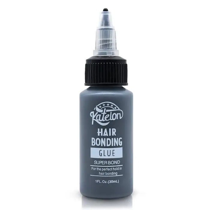 Colle noire pour extensions de cheveux, colle longue durée, adhésif à séchage rapide, dissolvant de 