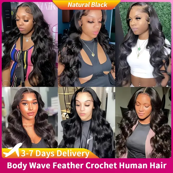 Extensions de cheveux humains au crochet