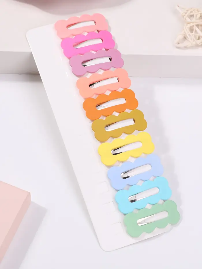 Pince à cheveux BB pour enfants, cheveux cassés de bébé, pince à frange, bébé mignon et mignon, pas 