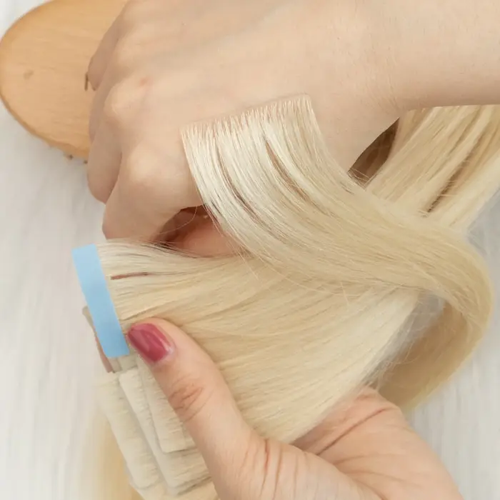 Ruban Invisible pour Extensions de Cheveux Humains