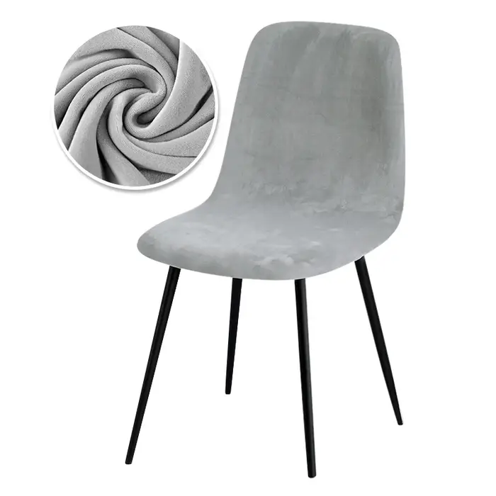 Housse de chaise en velours de qualité supérieure