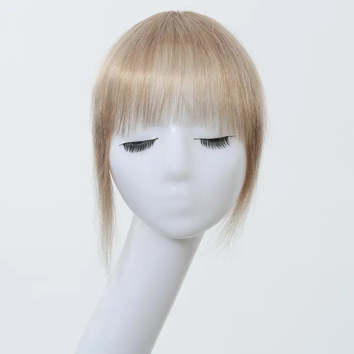 100% cheveux humains frange Blonde brun vaporeux Bang pince à cheveux en frange frange avec branches