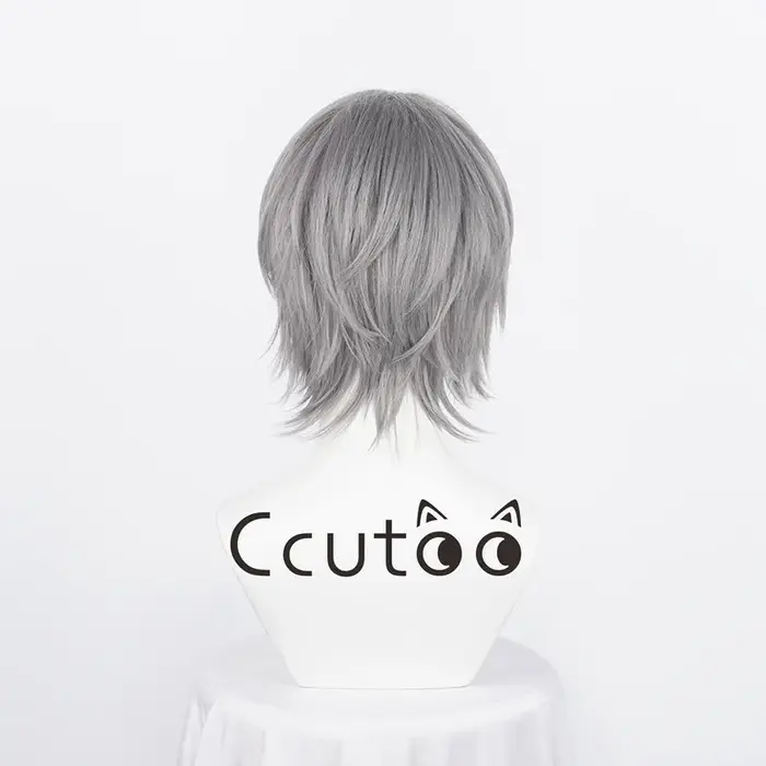 Perruque de cosplay courte Dante Game, cheveux gris argentés, cosplay de degré de chaleur, olympiques d'Halloween Cos, perruques synthétiques, bonnet de perruque, nouveau