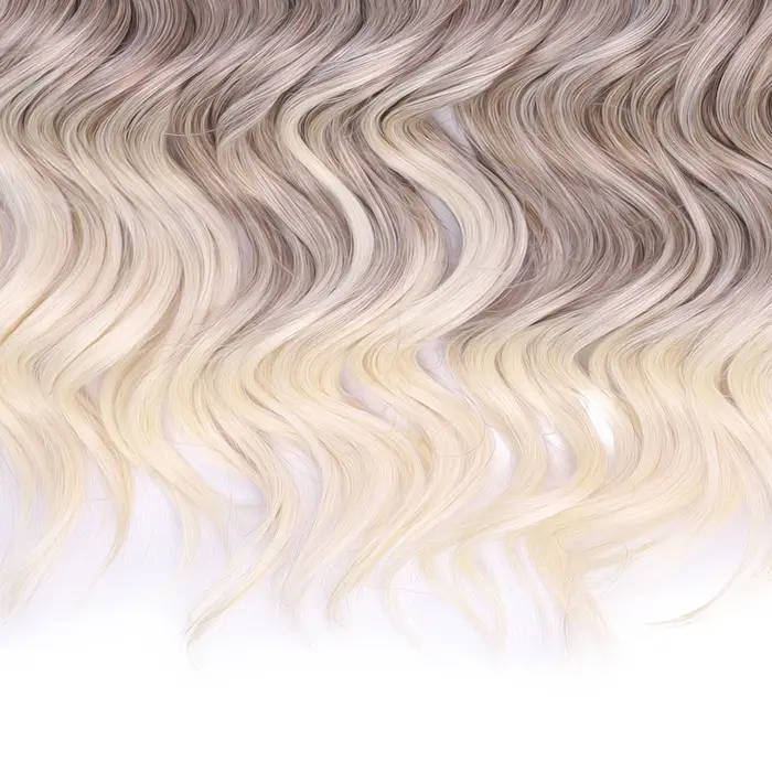 FREEDOM cheveux synthétiques ondulés profond torsion Crochet cheveux 24 pouces/60 cm Ombre brun blon