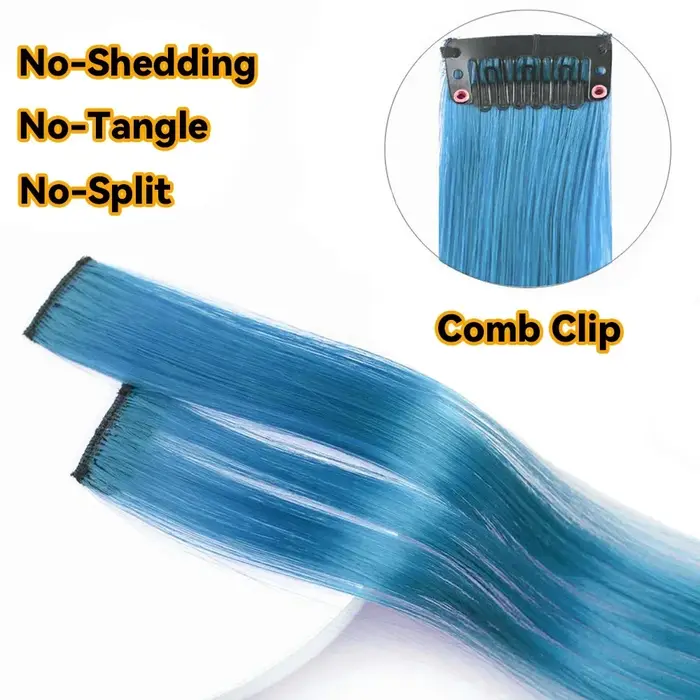 LANSA pince synthétique en une seule pièce Extensions de cheveux pièces