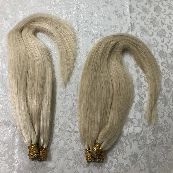 Extensions de Cheveux Naturels Remy Lisses Faits à la Machine