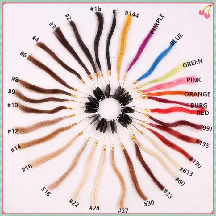 Itip Extensions de cheveux humains 4B 4C Itips Microlink